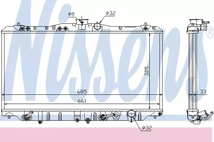 Теплообменник NISSENS 63341