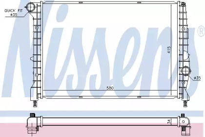 Теплообменник NISSENS 60058