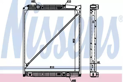 Теплообменник NISSENS 62653A