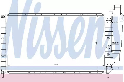 Теплообменник NISSENS 63825