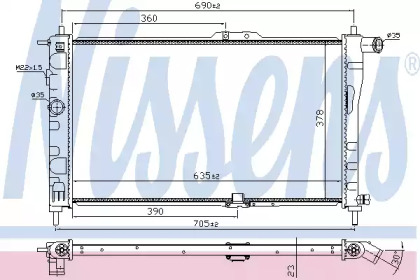 Теплообменник NISSENS 61651A