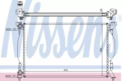 Теплообменник NISSENS 60304A