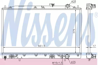 Теплообменник NISSENS 62835