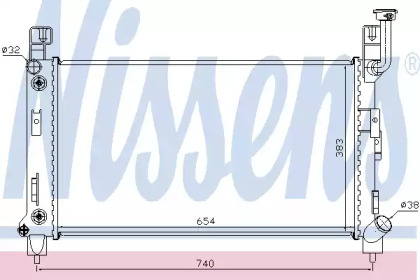 Теплообменник NISSENS 60992