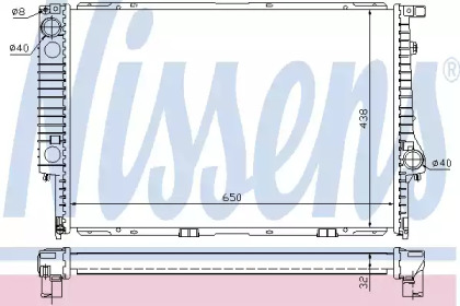 Теплообменник NISSENS 60622A