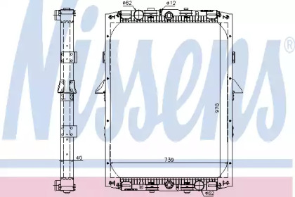 Теплообменник NISSENS 61419A