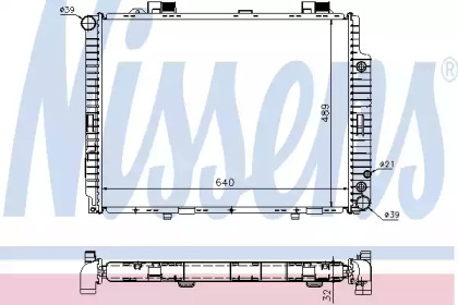 Теплообменник NISSENS 62608A