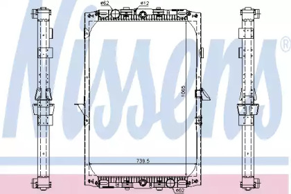 Теплообменник NISSENS 61417A