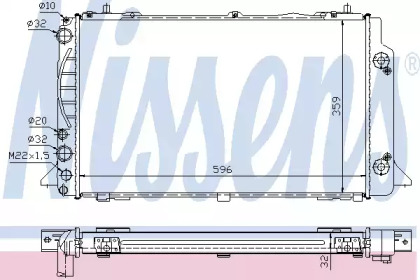 Теплообменник NISSENS 60448A