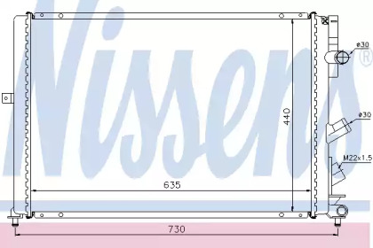 Теплообменник NISSENS 63841