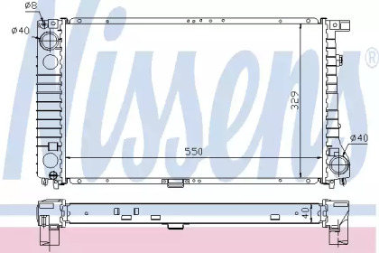 Теплообменник NISSENS 60757A