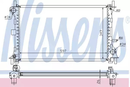 Теплообменник NISSENS 62073A