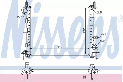 Теплообменник NISSENS 62074