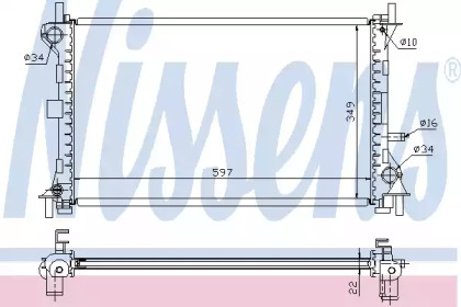 Теплообменник NISSENS 62075A