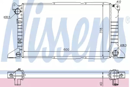 Теплообменник NISSENS 62081A