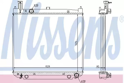 Теплообменник NISSENS 64859A