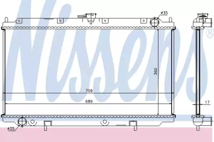 Теплообменник NISSENS 62927A