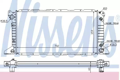 Теплообменник NISSENS 62058A