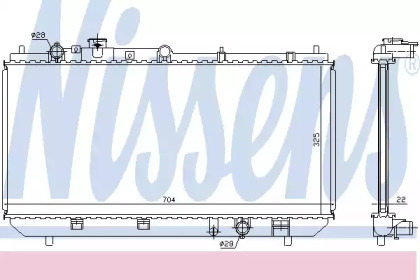 Теплообменник NISSENS 62403A