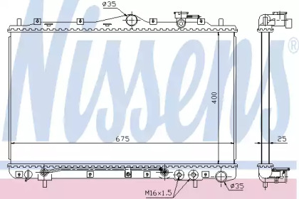 Теплообменник NISSENS 67007