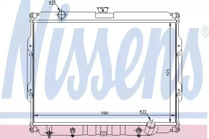 Теплообменник NISSENS 67047