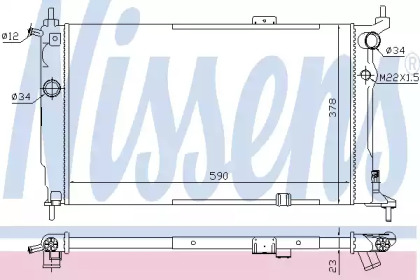 Теплообменник NISSENS 63252A