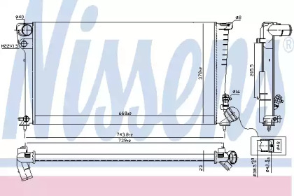 Теплообменник NISSENS 61315