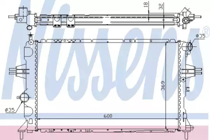 Теплообменник NISSENS 63006A