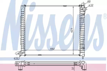 Теплообменник NISSENS 64300A