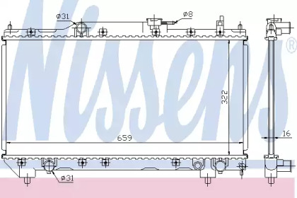 Теплообменник NISSENS 64781A