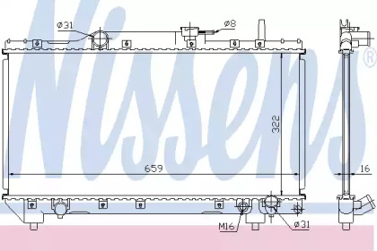 Теплообменник NISSENS 64837A