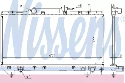 Теплообменник NISSENS 64838A