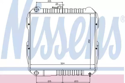 Теплообменник NISSENS 64613
