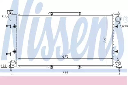 Теплообменник NISSENS 67703