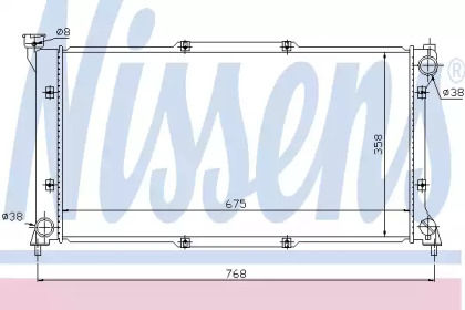 Теплообменник NISSENS 67701