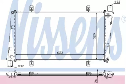 Теплообменник NISSENS 65551A