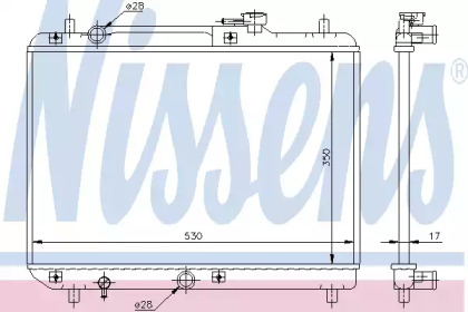 Теплообменник NISSENS 64177