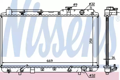 Теплообменник NISSENS 681021