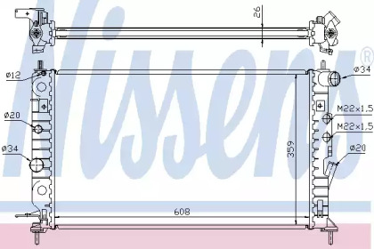 Теплообменник NISSENS 63013A