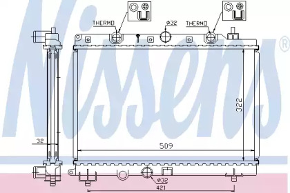 Теплообменник NISSENS 64304A