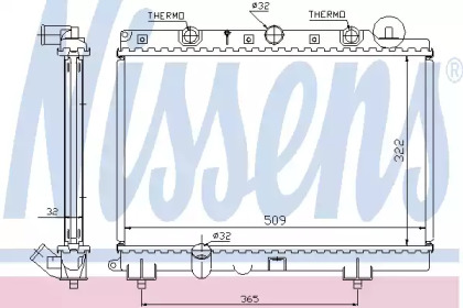 Теплообменник NISSENS 64305A