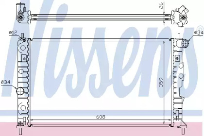 Теплообменник NISSENS 68002A