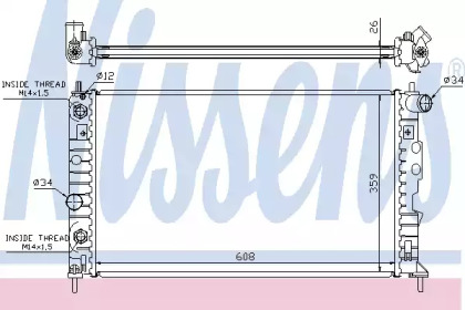 Теплообменник NISSENS 68003A