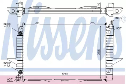 Теплообменник NISSENS 65548A