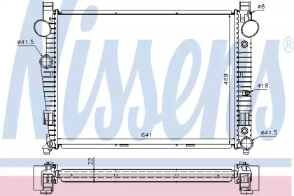 Теплообменник NISSENS 62771A