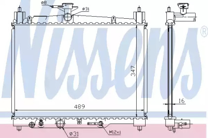 Теплообменник NISSENS 64801