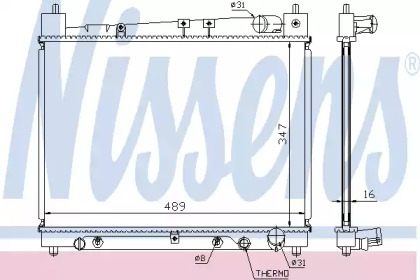 Теплообменник NISSENS 64799A