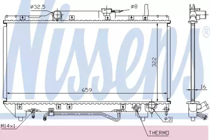 Теплообменник NISSENS 64802