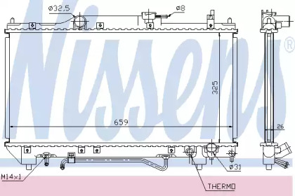 Теплообменник NISSENS 64784A