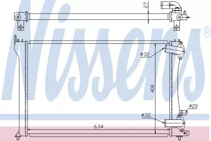 Теплообменник NISSENS 63701